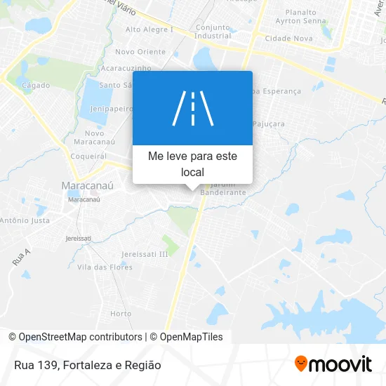 Rua 139 mapa