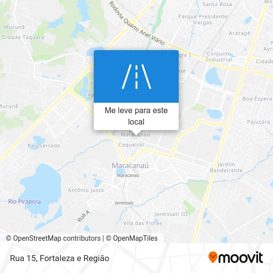 Rua 15 mapa