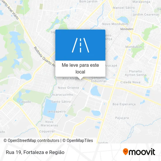 Rua 19 mapa