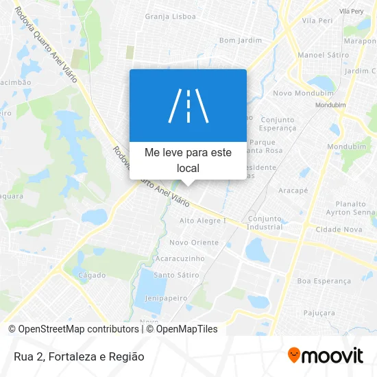 Rua 2 mapa