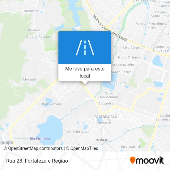Rua 23 mapa