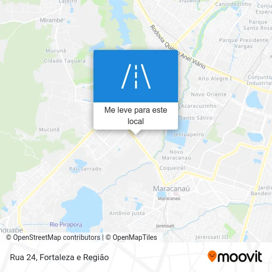 Rua 24 mapa