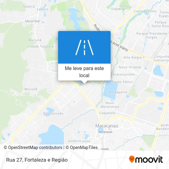 Rua 27 mapa