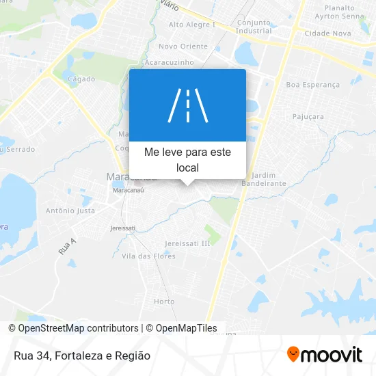 Rua 34 mapa