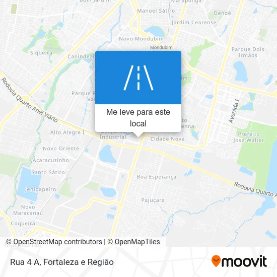 Rua 4 A mapa
