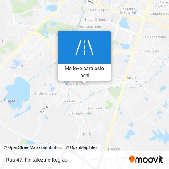Rua 47 mapa