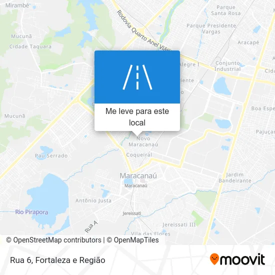 Rua 6 mapa