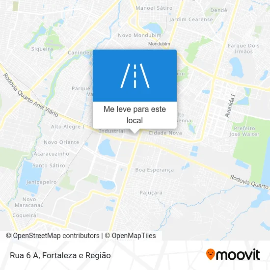 Rua 6 A mapa