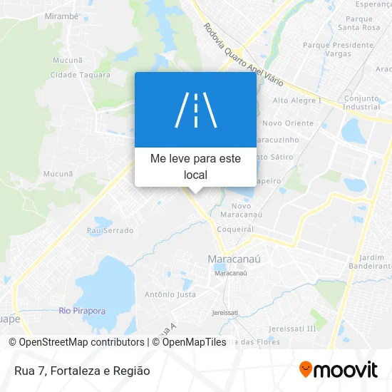 Rua 7 mapa