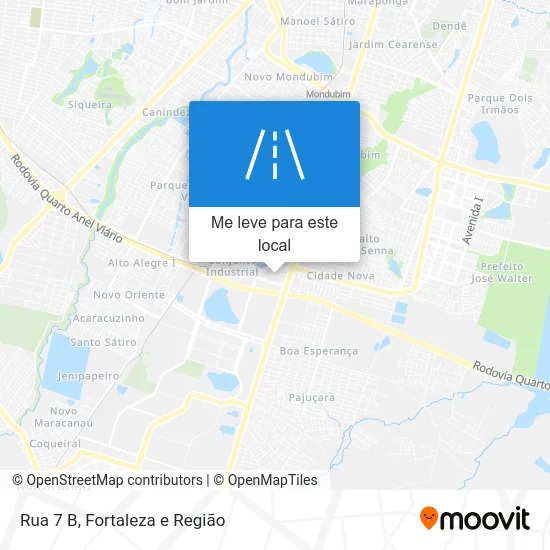 Rua 7 B mapa