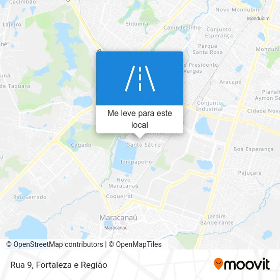 Rua 9 mapa