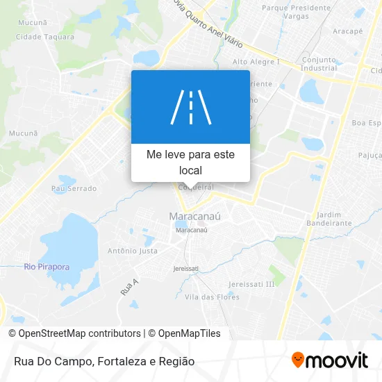 Rua Do Campo mapa
