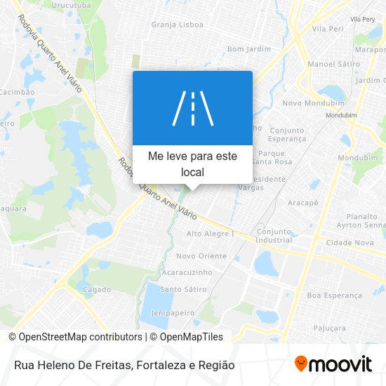 Rua Heleno De Freitas mapa