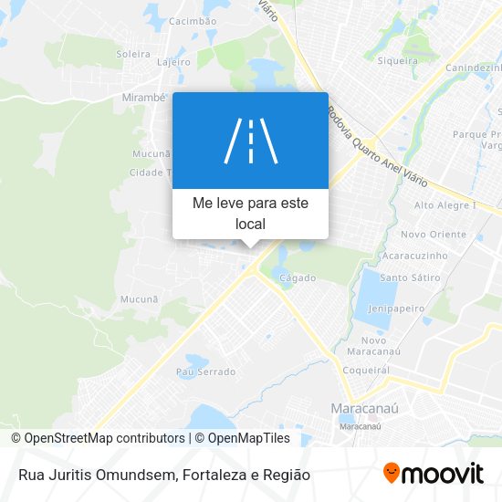 Rua Juritis Omundsem mapa