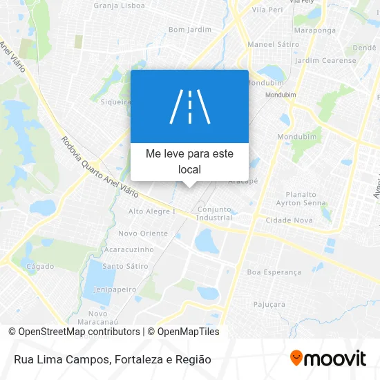 Rua Lima Campos mapa