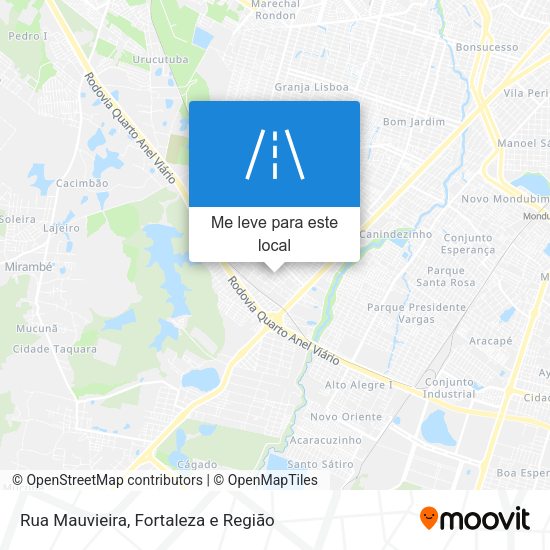Rua Mauvieira mapa