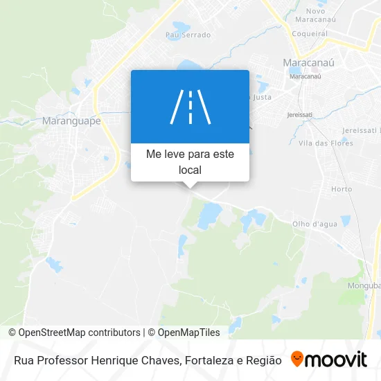 Rua Professor Henrique Chaves mapa