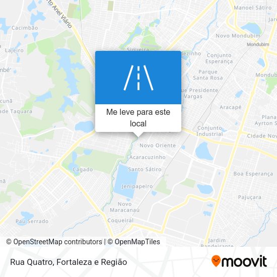Rua Quatro mapa