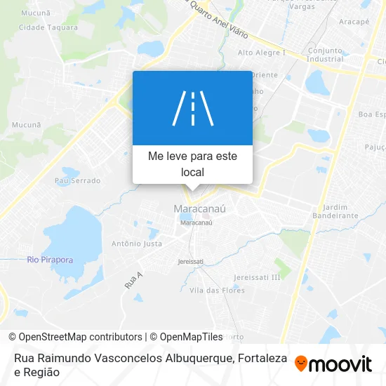 Rua Raimundo Vasconcelos Albuquerque mapa
