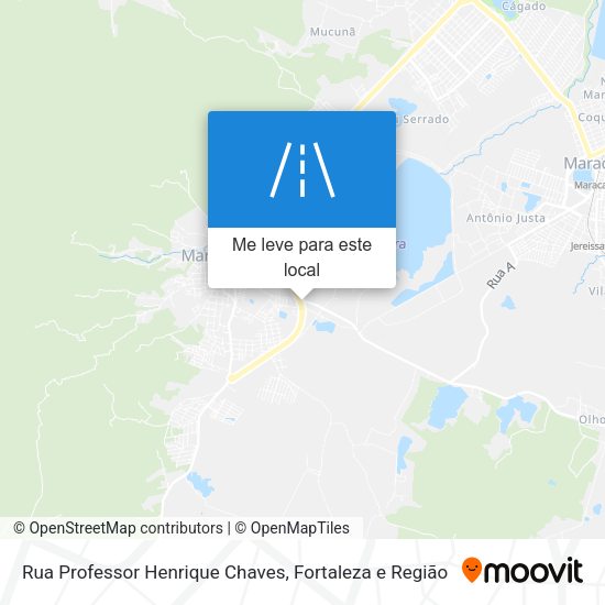Rua Professor Henrique Chaves mapa