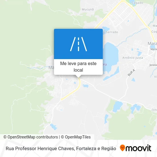 Rua Professor Henrique Chaves mapa