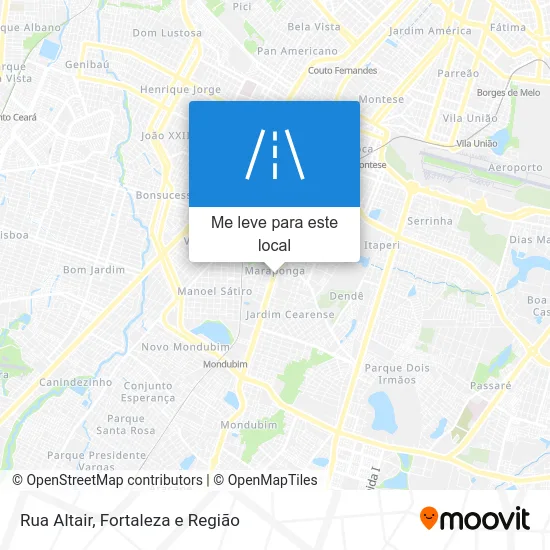 Rua Altair mapa
