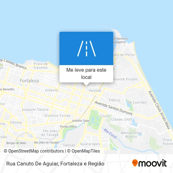 Rua Canuto De Aguiar mapa