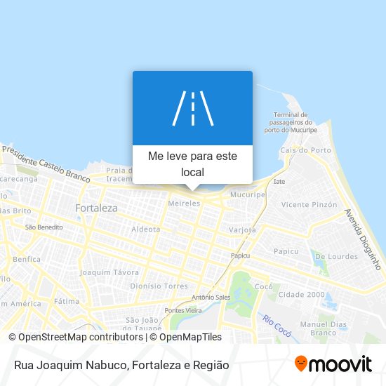 Rua Joaquim Nabuco mapa