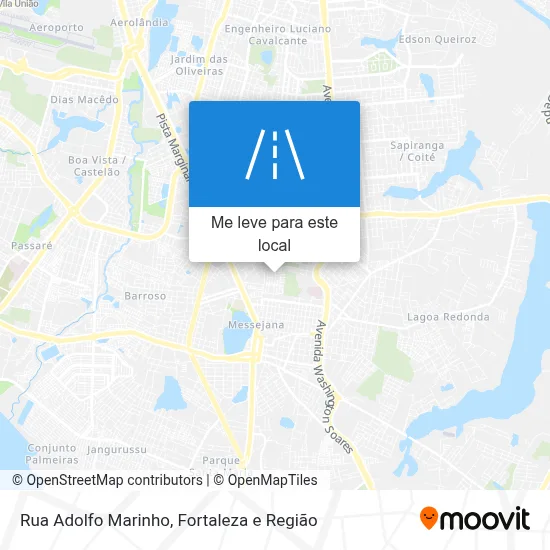 Rua Adolfo Marinho mapa