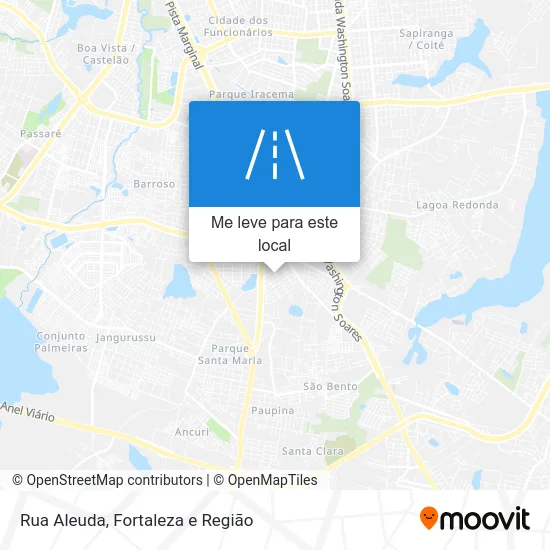 Rua Aleuda mapa