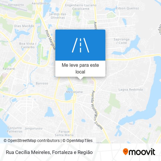 Rua Cecília Meireles mapa