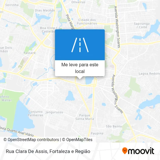 Rua Clara De Assis mapa