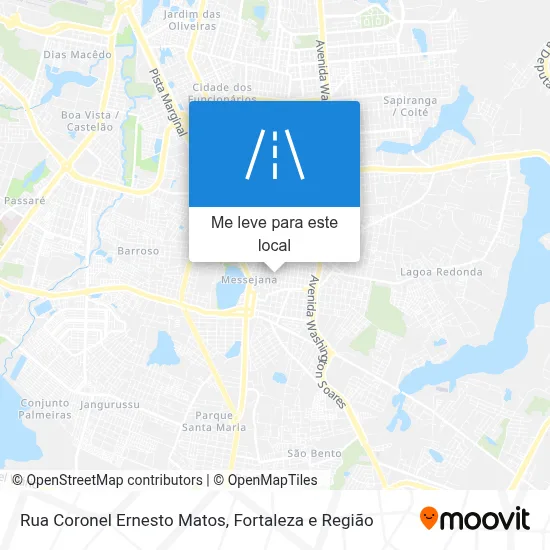 Rua Coronel Ernesto Matos mapa