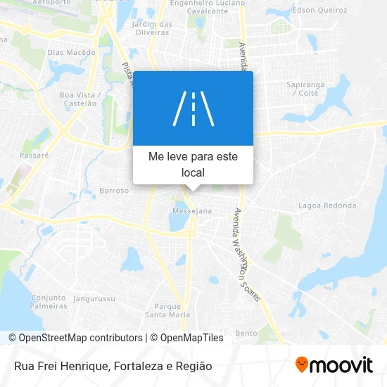 Rua Frei Henrique mapa