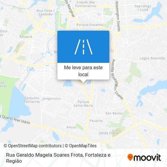 Rua Geraldo Magela Soares Frota mapa
