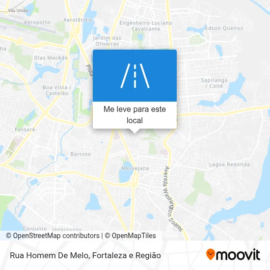 Rua Homem De Melo mapa