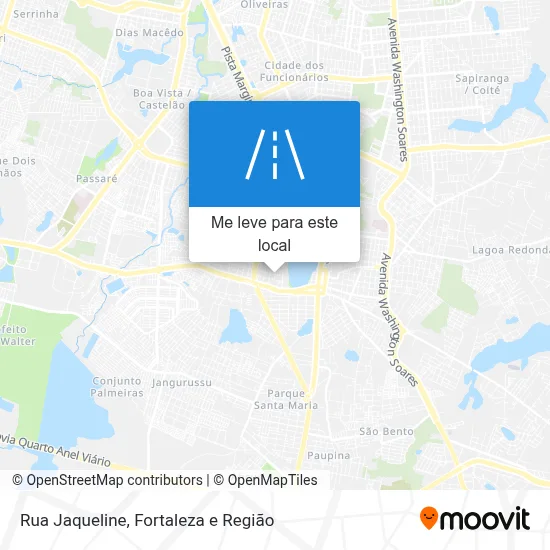 Rua Jaqueline mapa