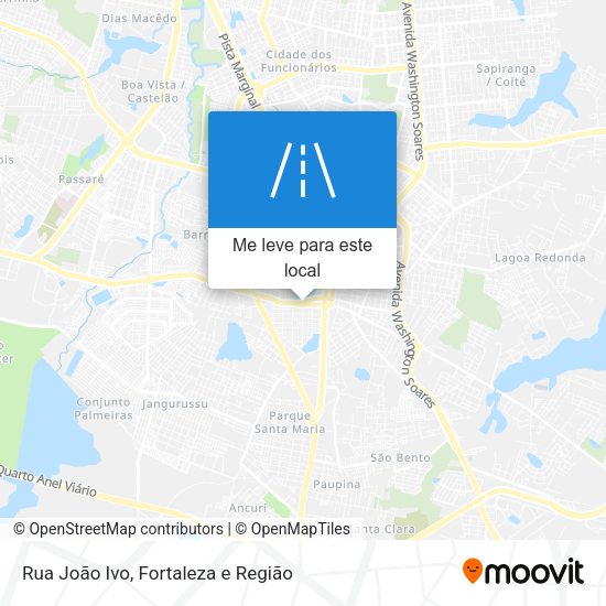 Rua João Ivo mapa