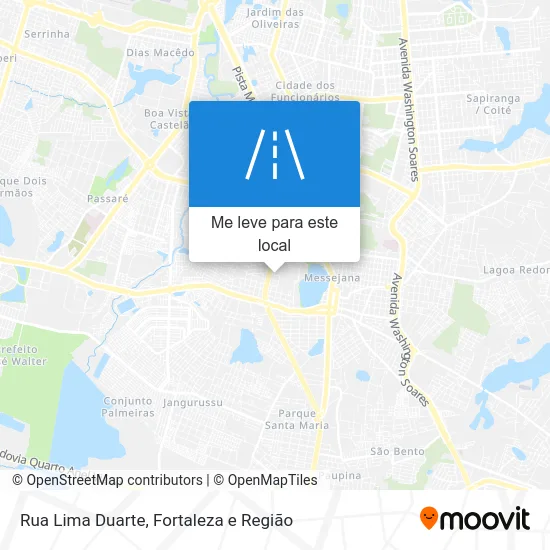 Rua Lima Duarte mapa