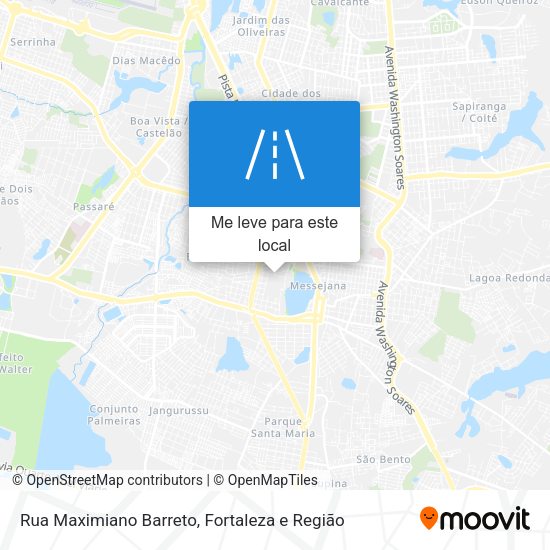 Rua Maximiano Barreto mapa