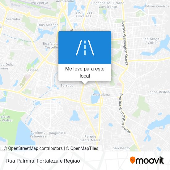 Rua Palmira mapa