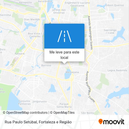 Rua Paulo Setúbal mapa