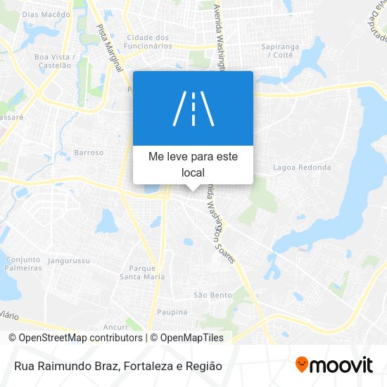Rua Raimundo Braz mapa