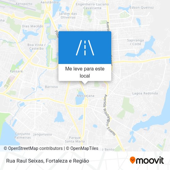 Rua Raul Seixas mapa
