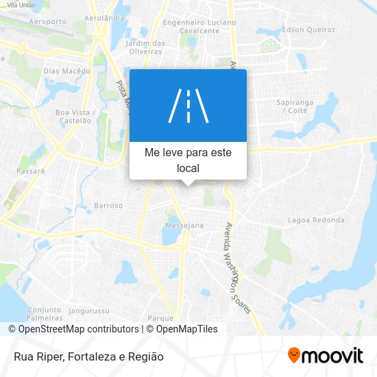 Rua Riper mapa