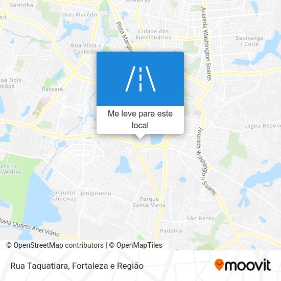 Rua Taquatiara mapa