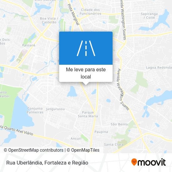 Rua Uberlândia mapa