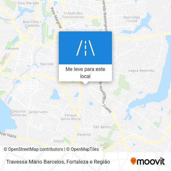 Travessa Mário Barcelos mapa