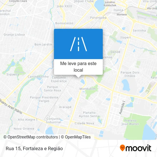 Rua 15 mapa