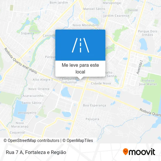 Rua 7 A mapa
